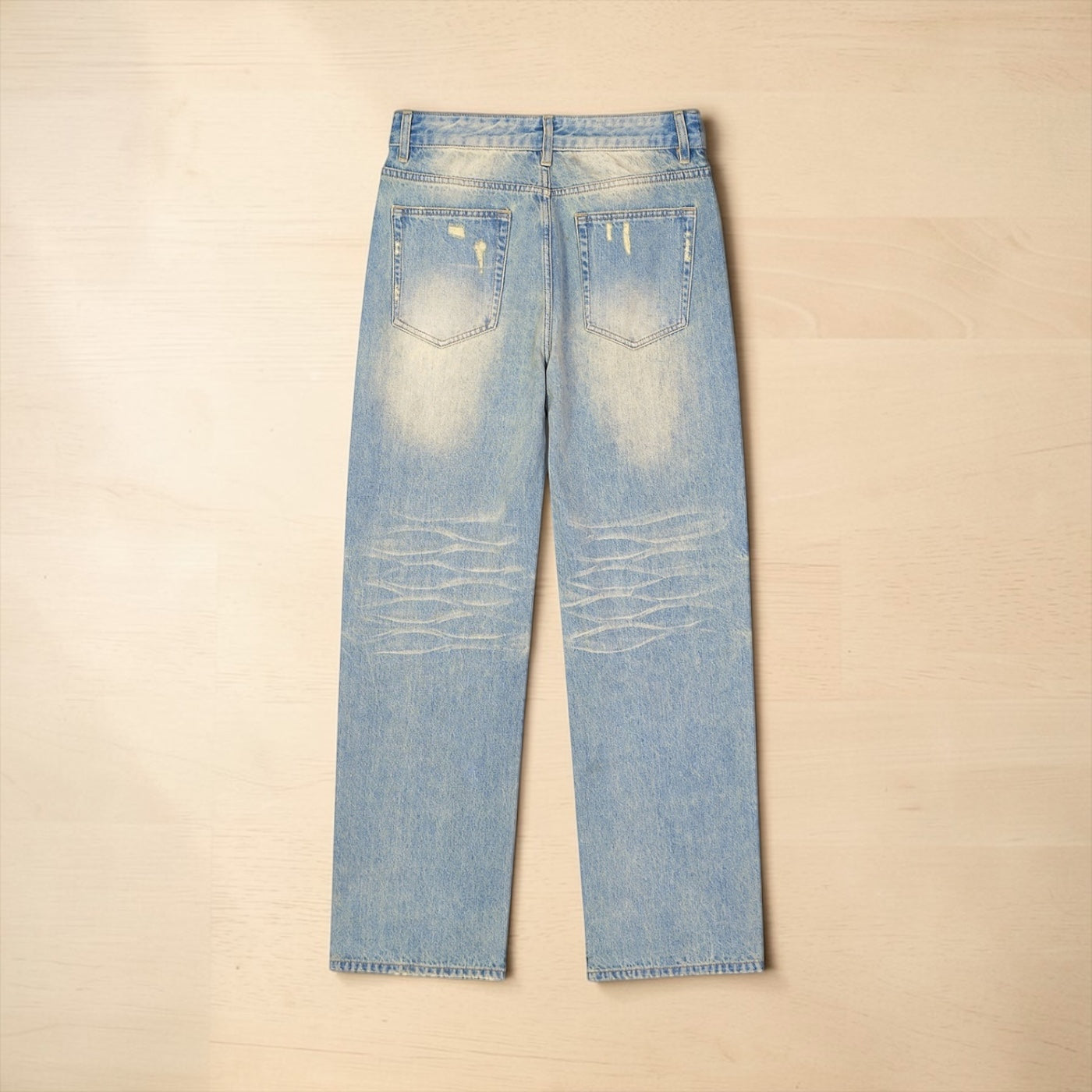 The 'Ostuni' Sun-Fade Raw Hem Denim