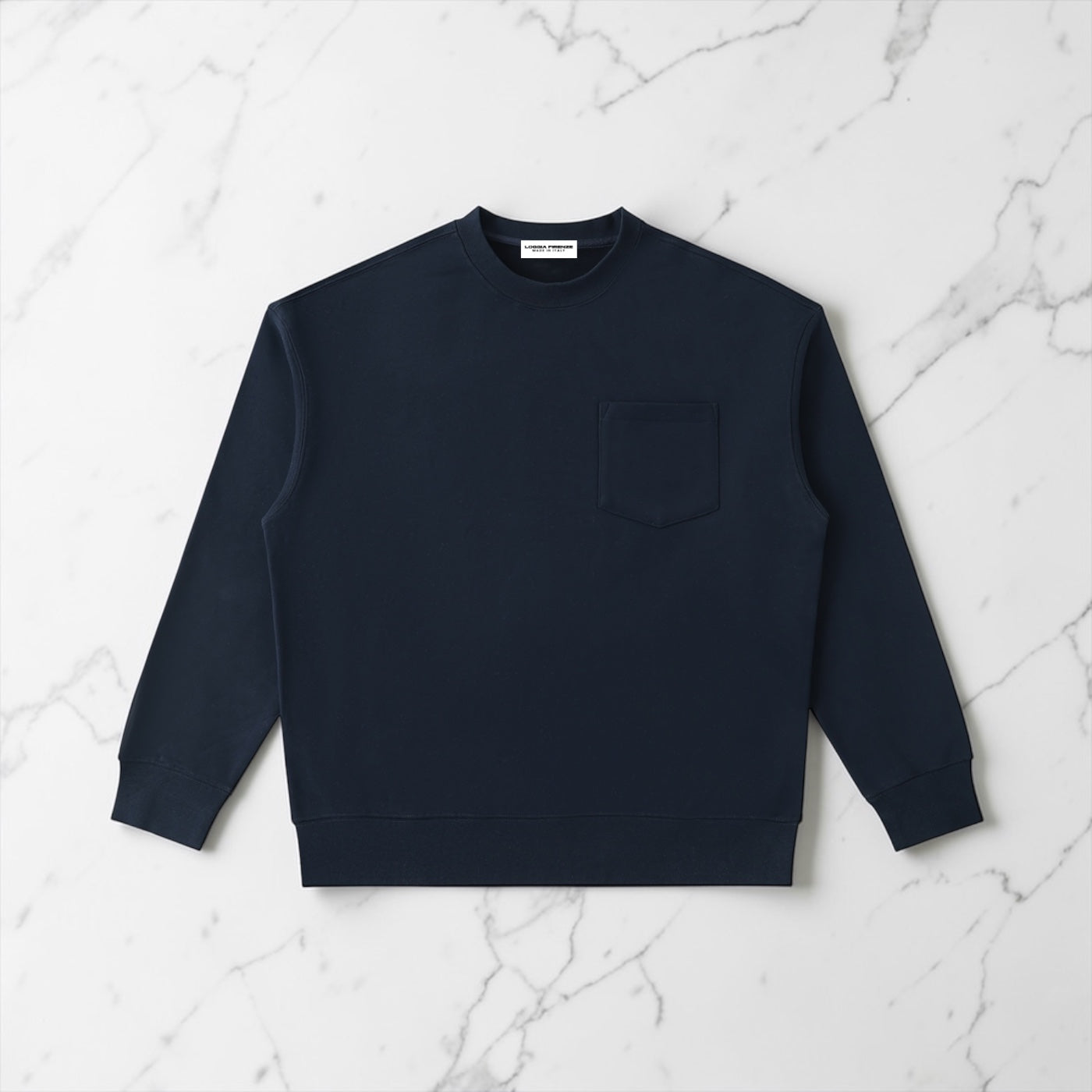 The 'Treviso' Pocket Crewneck