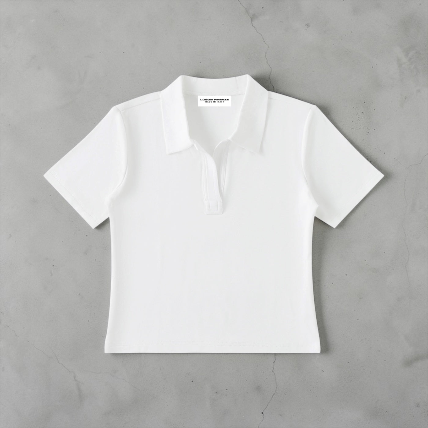 The 'Capri' Tailored Cropped Polo