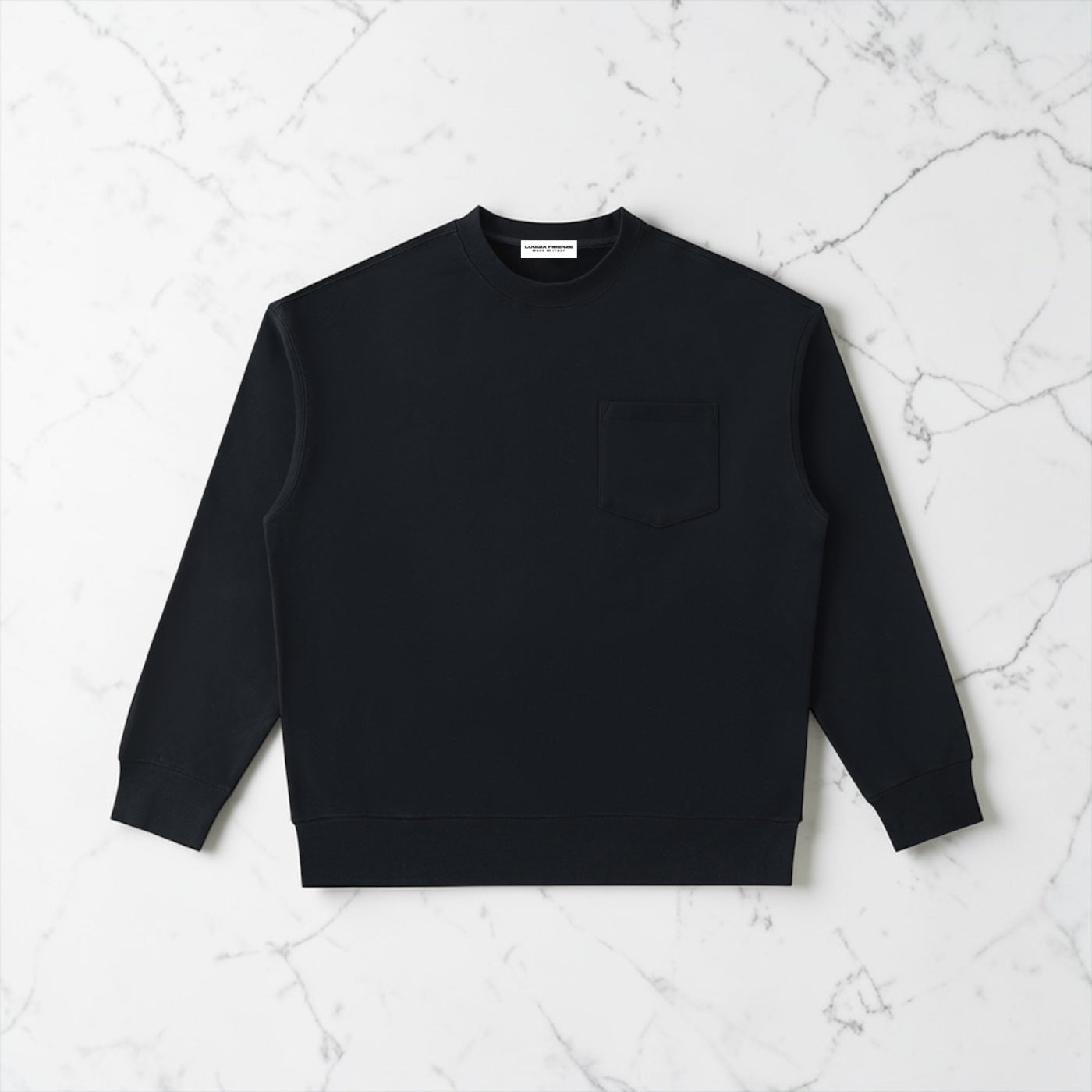 The 'Treviso' Pocket Crewneck