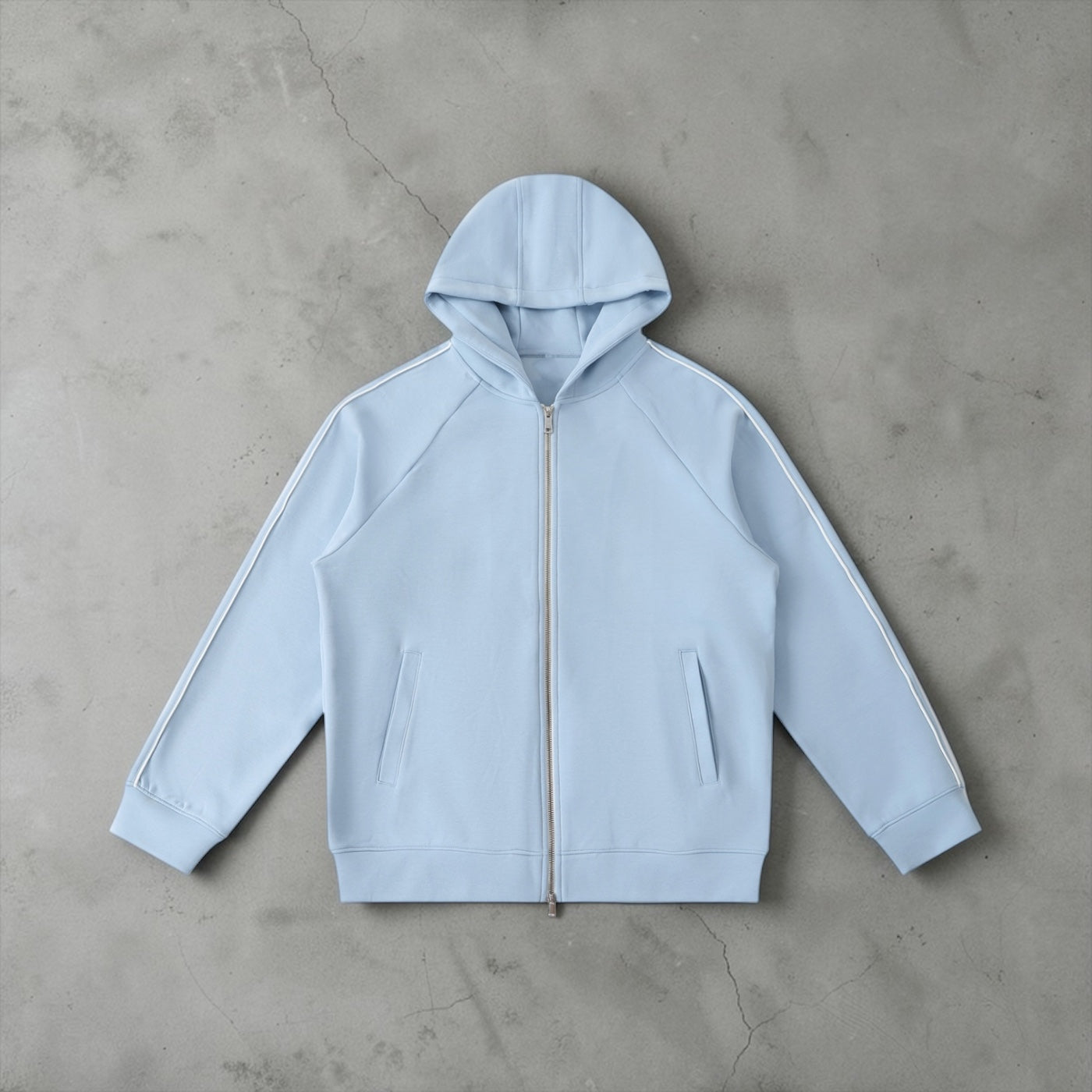 The 'Sorrento' Raglan Zip Hoodie