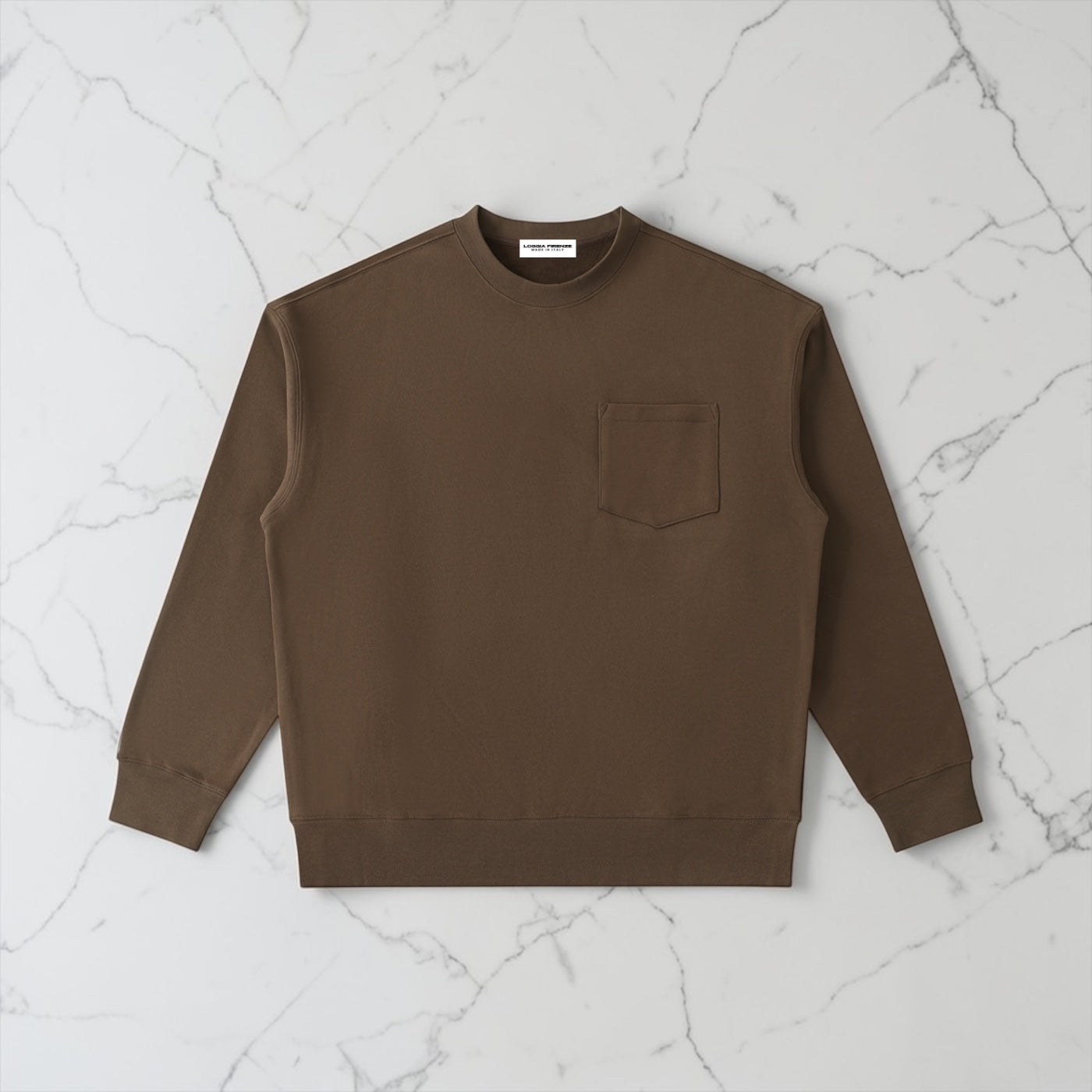 The 'Treviso' Pocket Crewneck