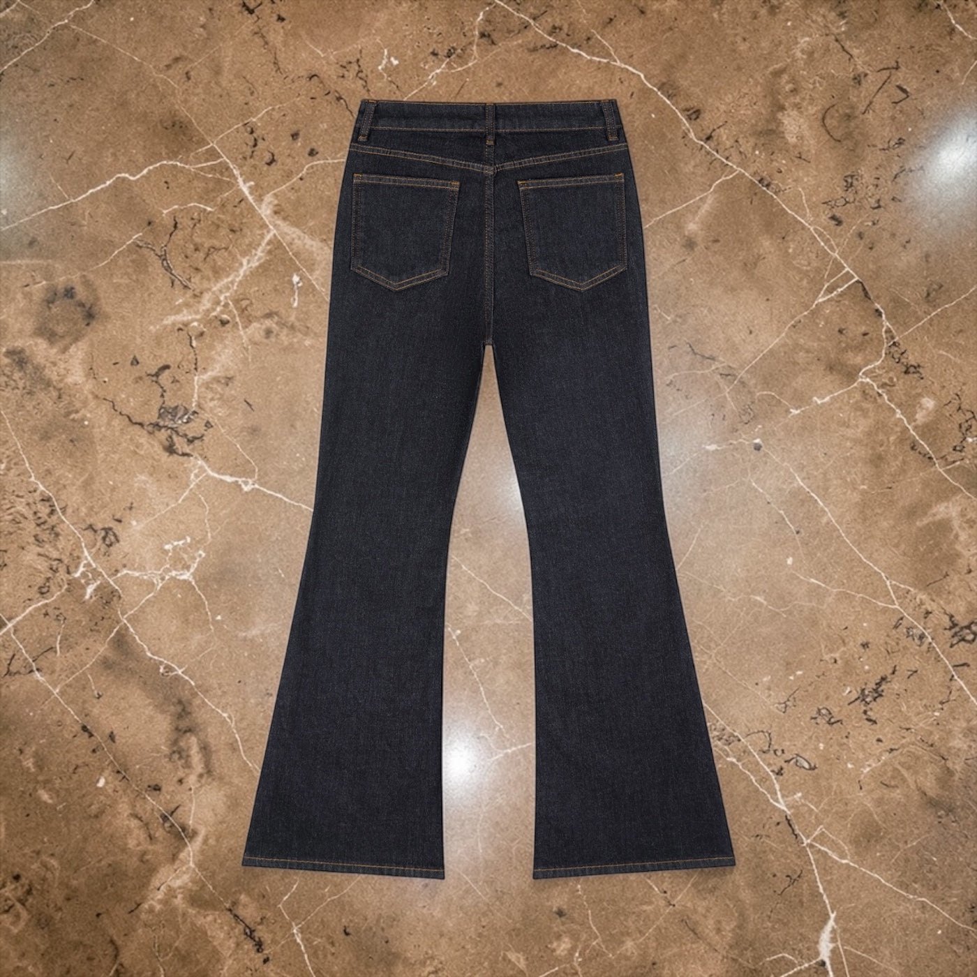 The 'Ravello' High-Rise Flared Denim