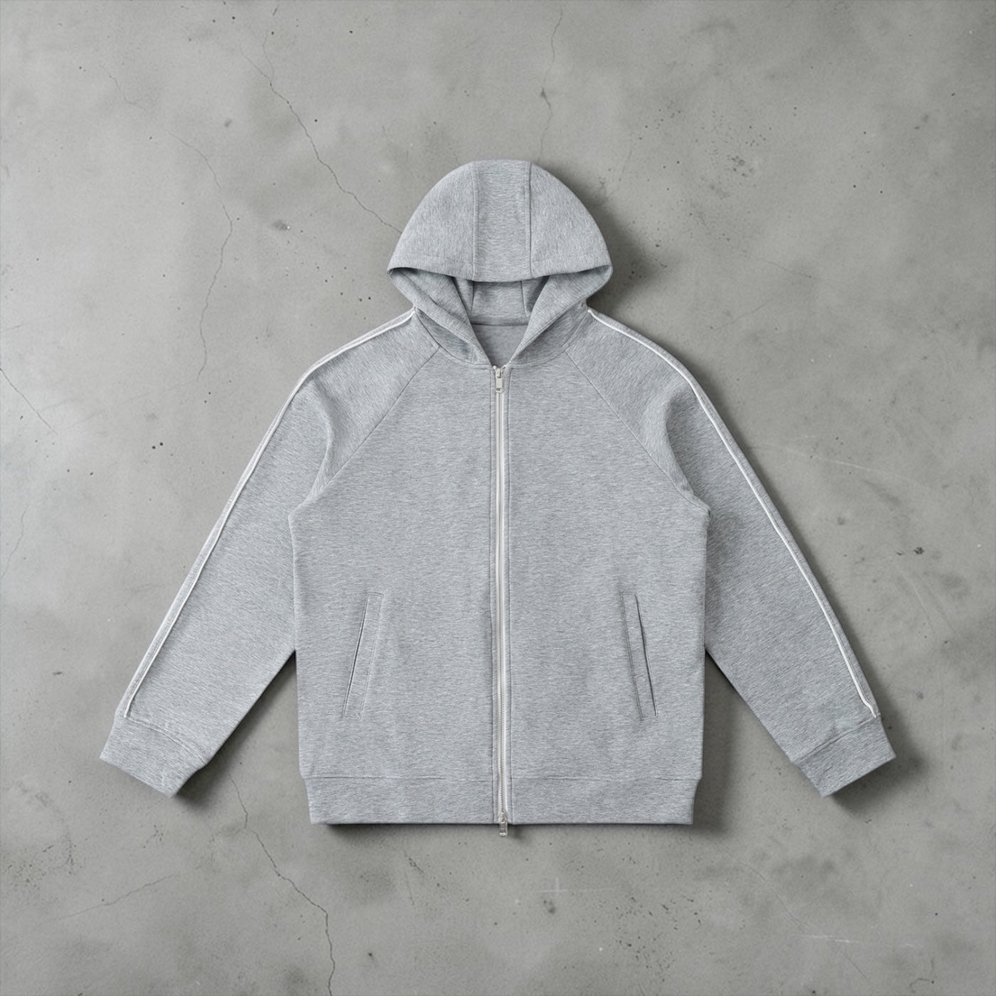 The 'Sorrento' Raglan Zip Hoodie