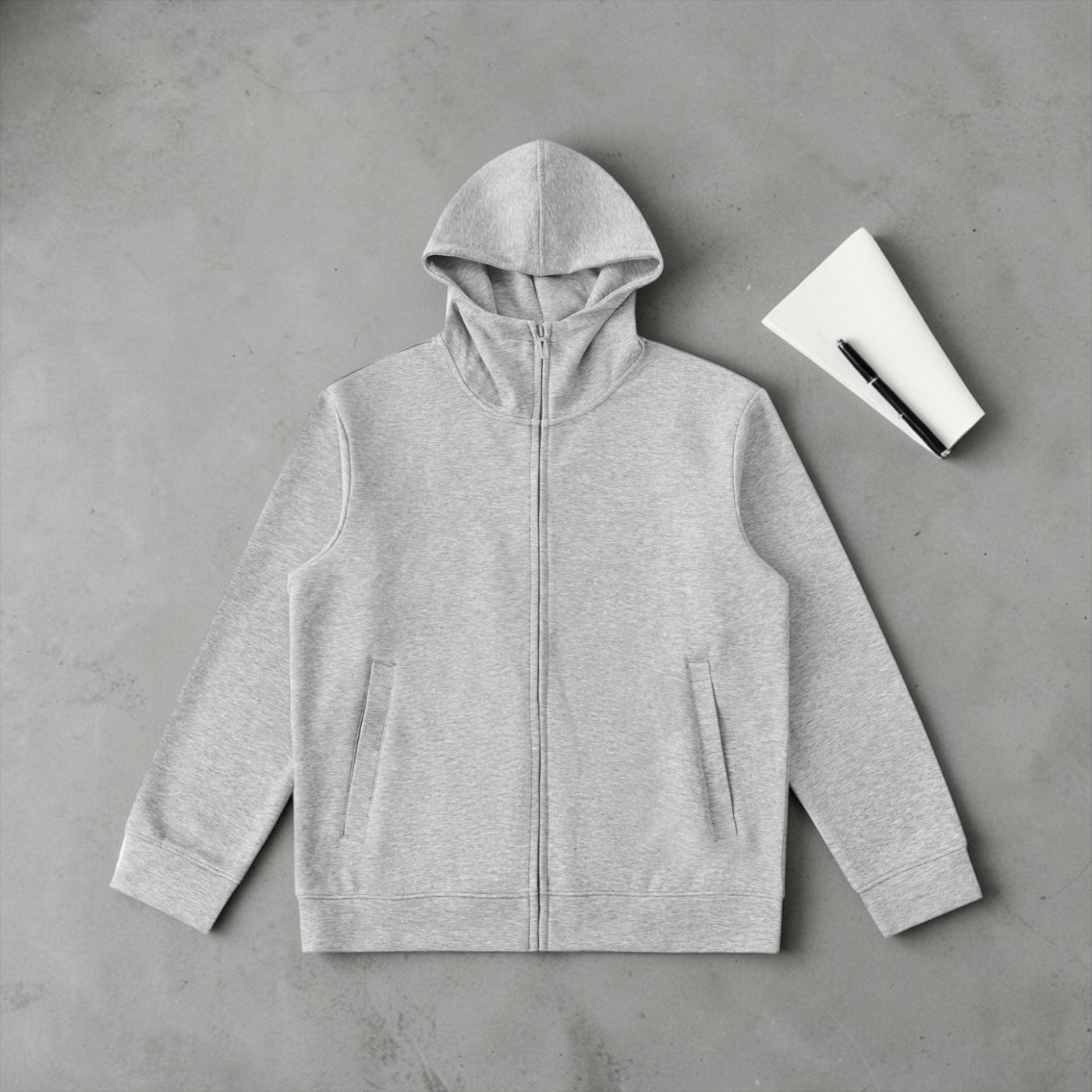 The 'Cortina' Heavyweight Zip Hoodie Jacket