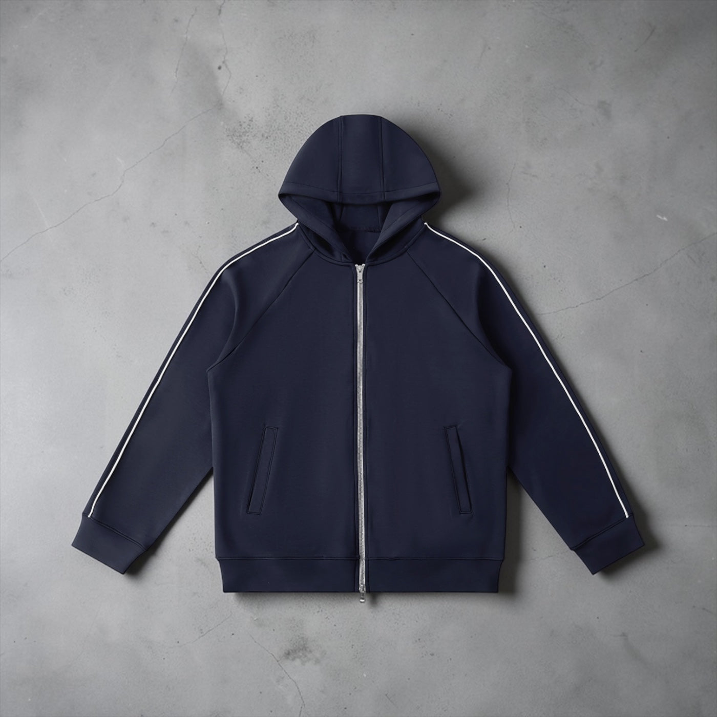 The 'Sorrento' Raglan Zip Hoodie