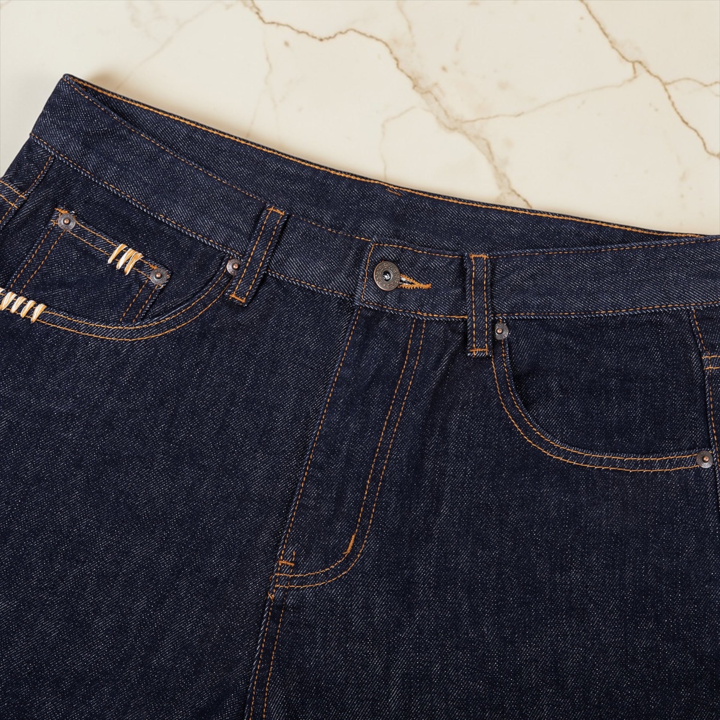 The 'Como' Relaxed Indigo Denim