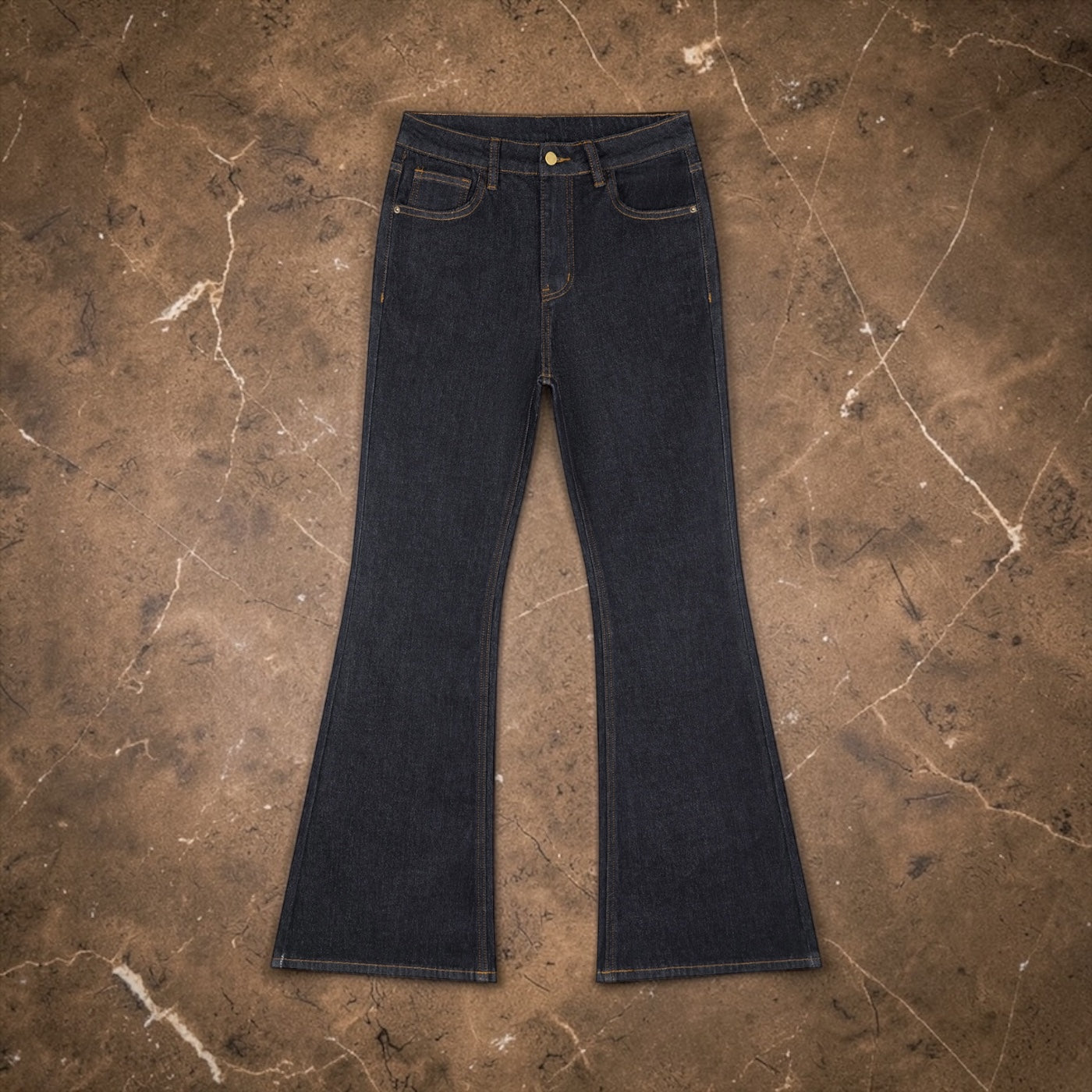 The 'Ravello' High-Rise Flared Denim