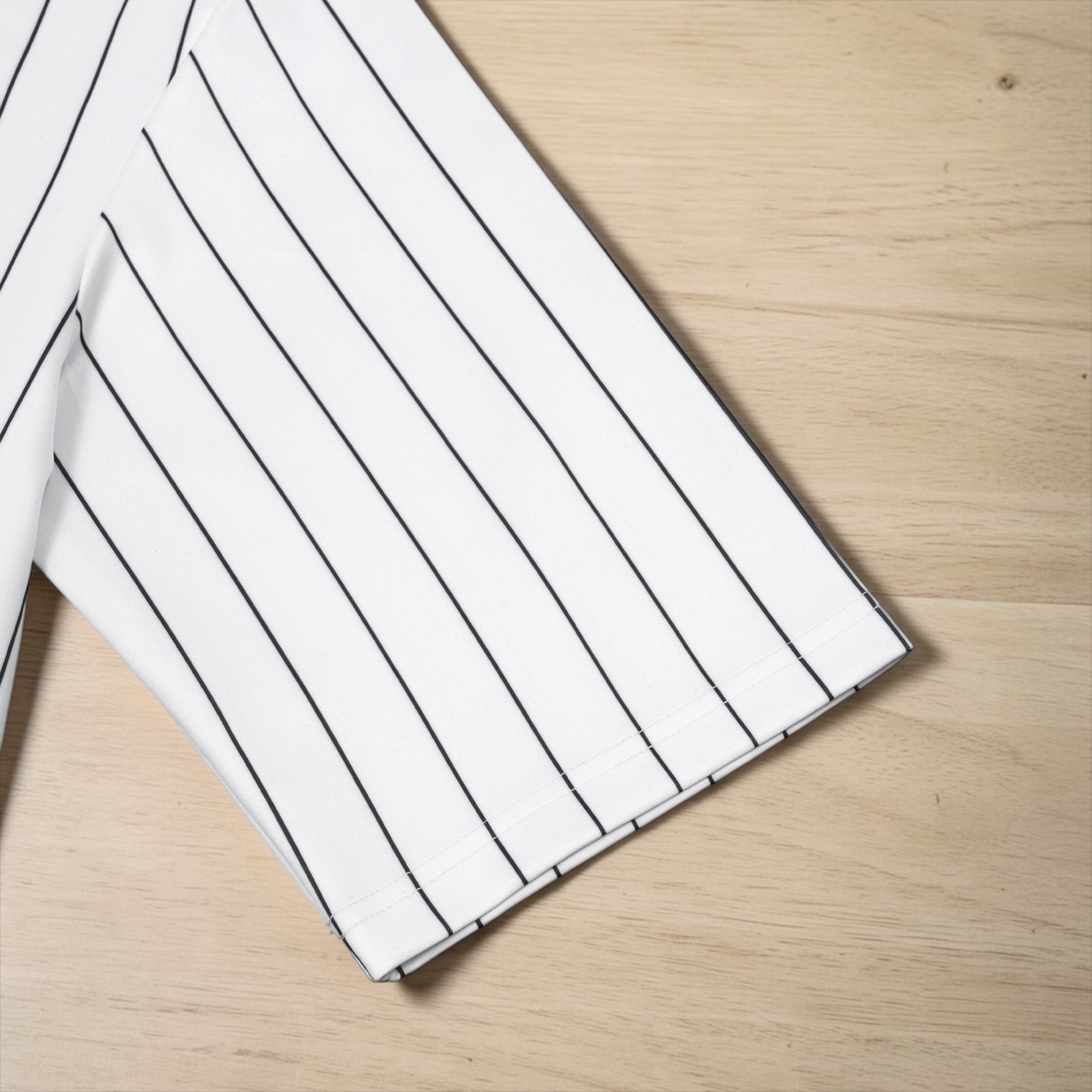 The 'Palermo' Pinstripe Zip Overshirt