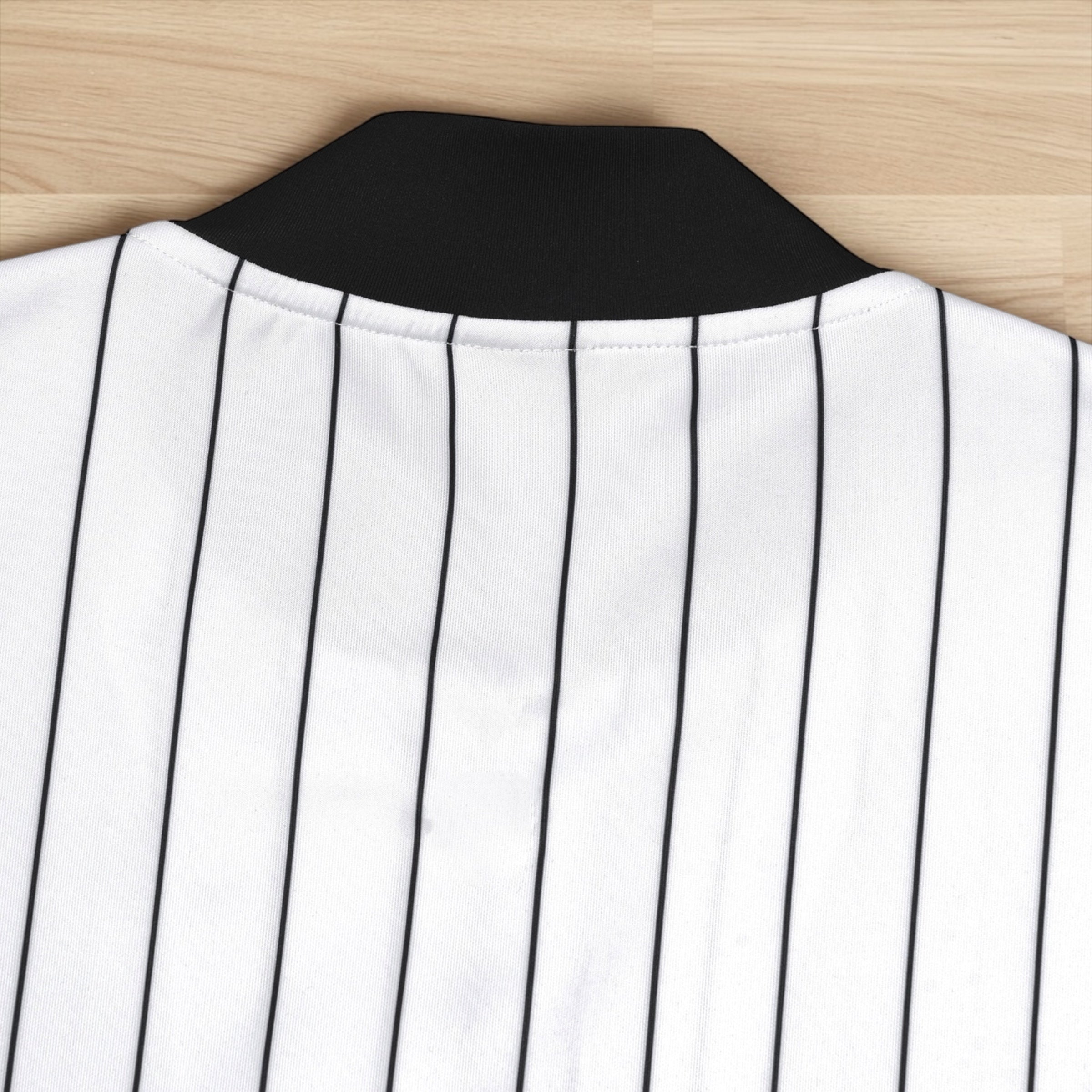 The 'Palermo' Pinstripe Zip Overshirt
