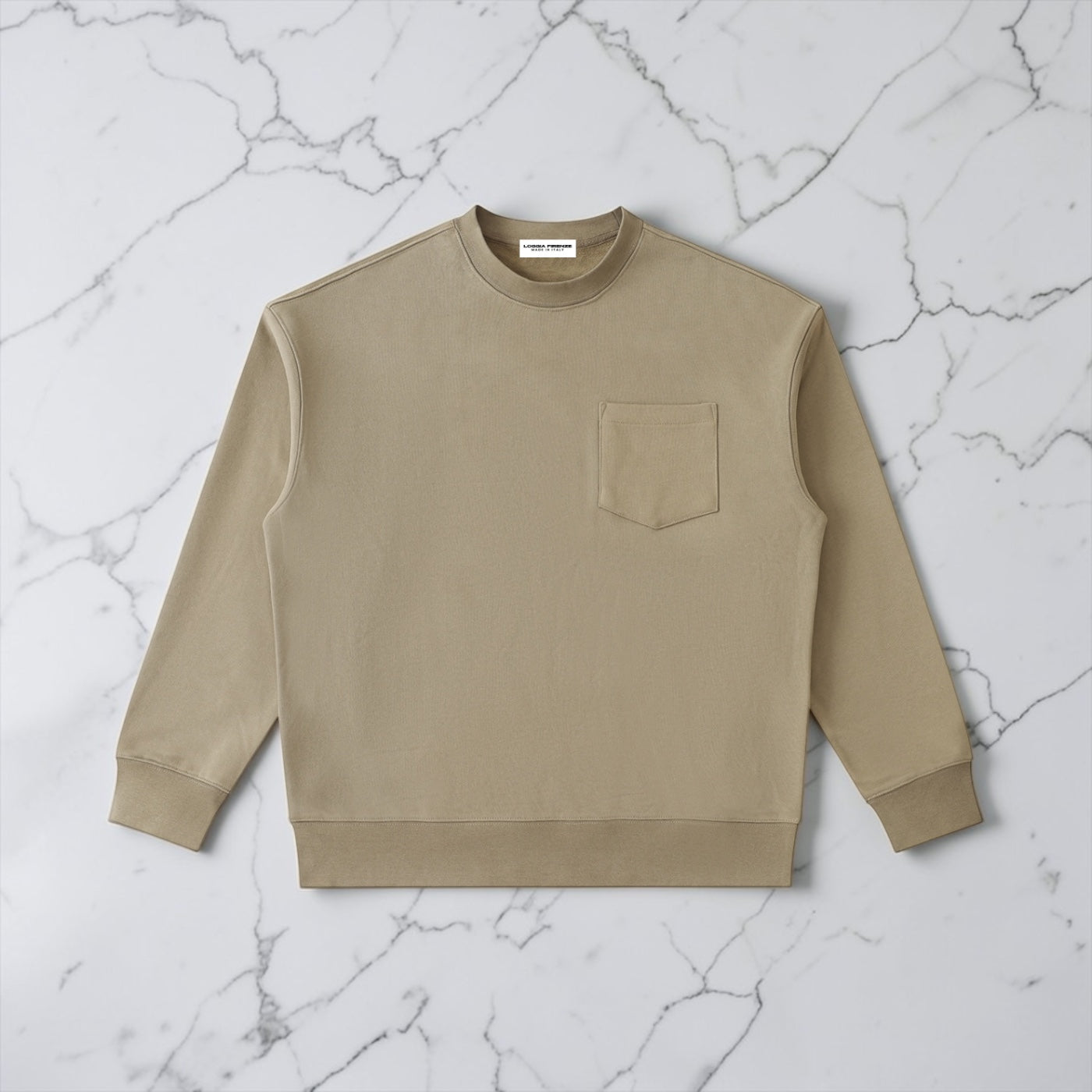 The 'Treviso' Pocket Crewneck