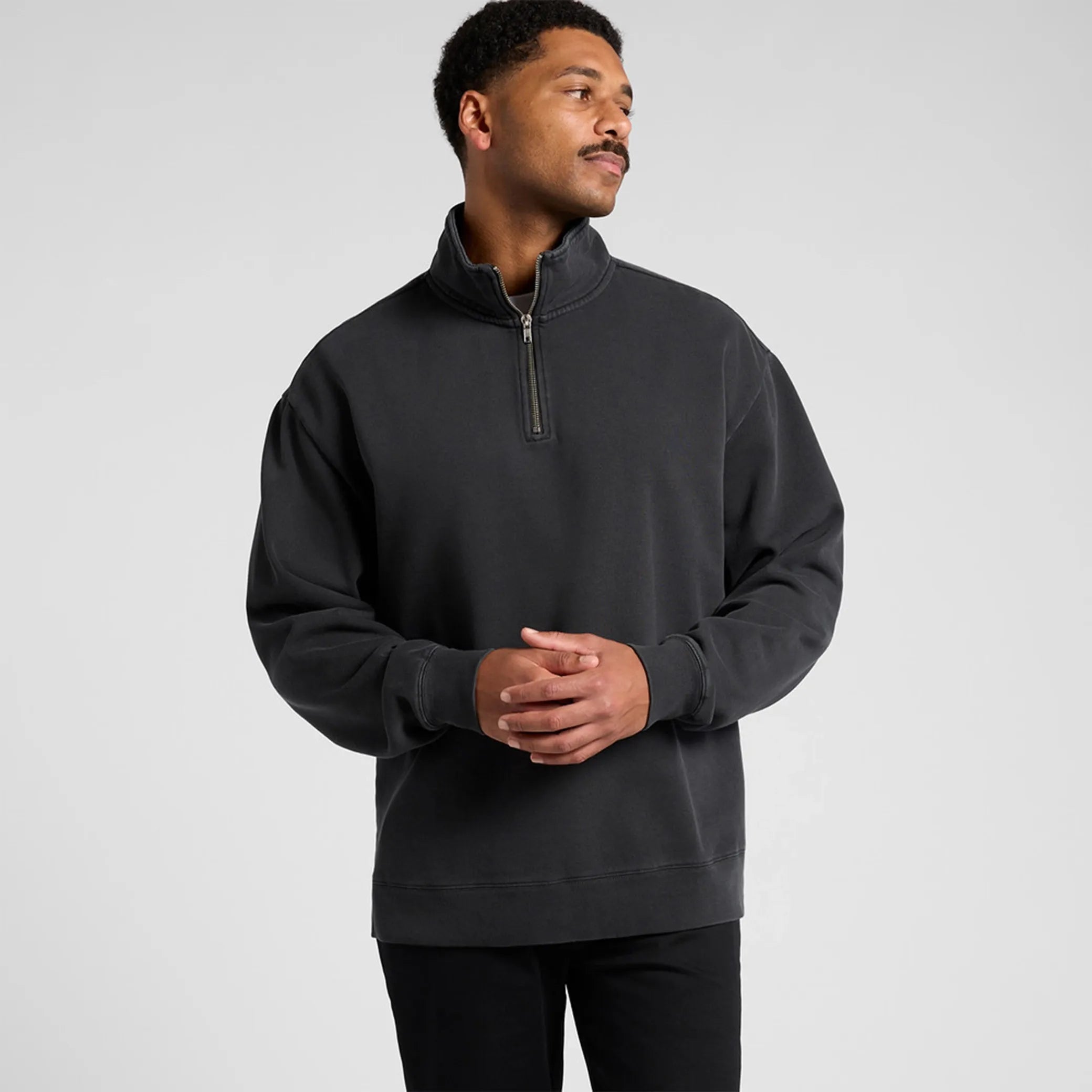 The 'Matera' Vintage Wash Quarter-Zip